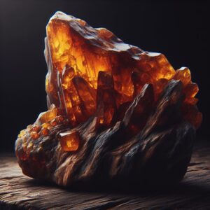 foto de piedra ámbar