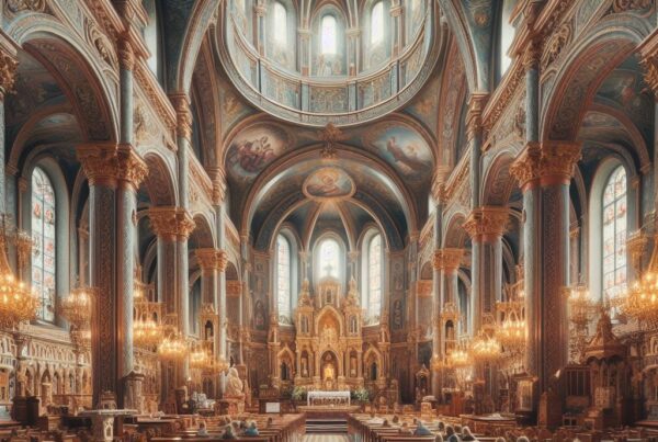 interior de una iglesia