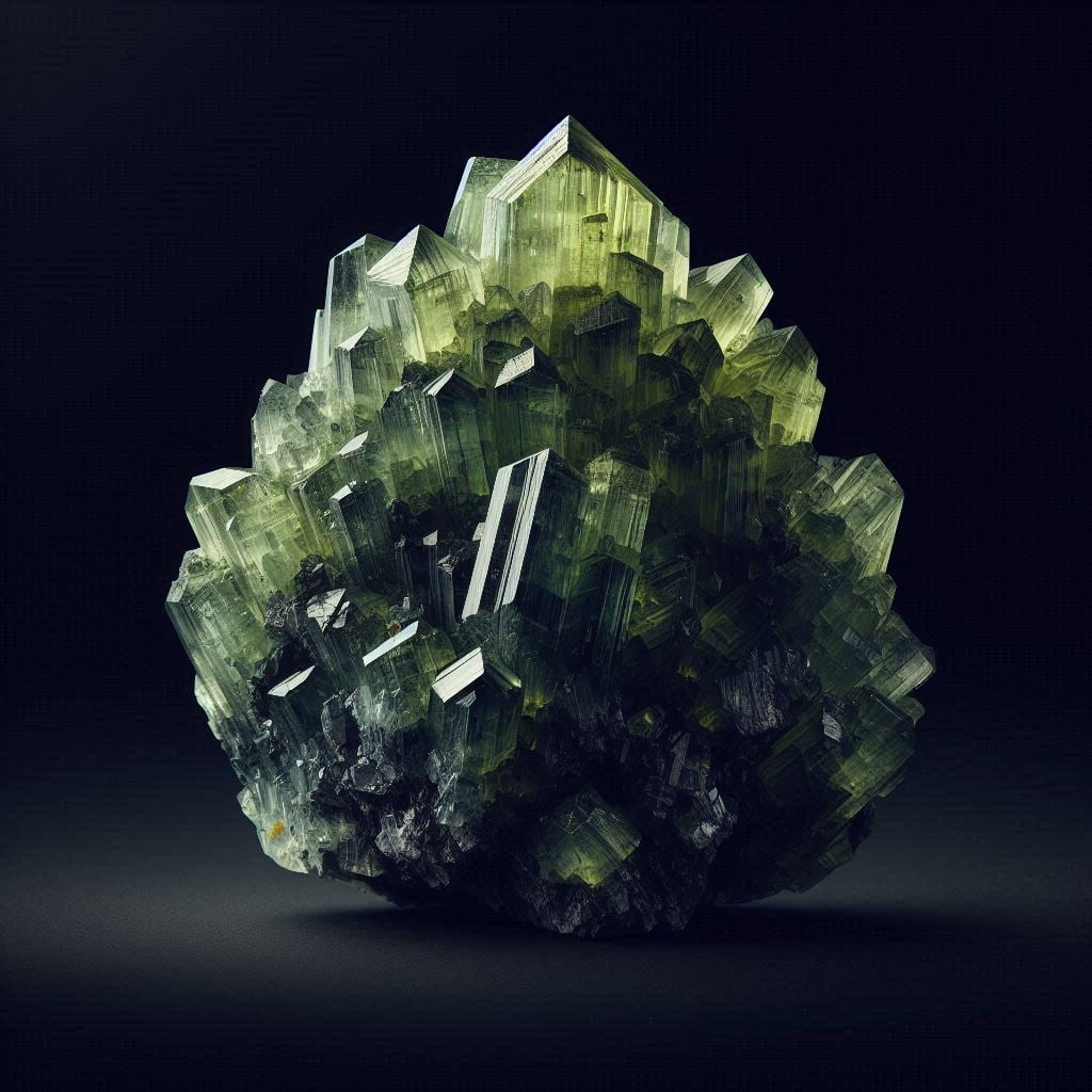 piedra peridoto , mineral peridoto , cristal peridoto