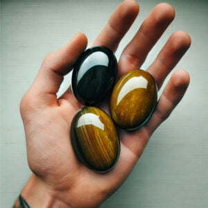 piedra obsidiana dorada , cristal obsidiana dorada