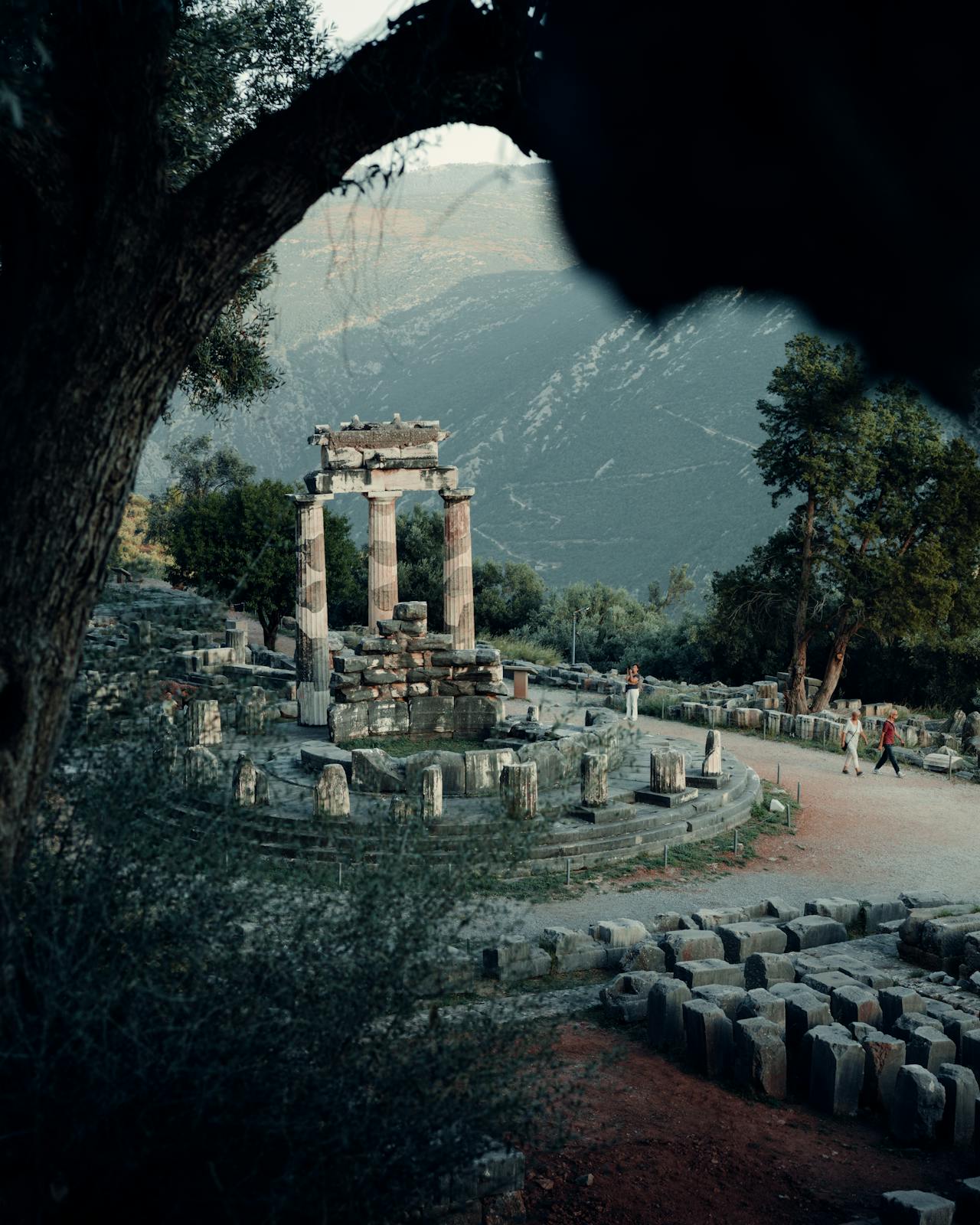 templo de oráculo de delfos