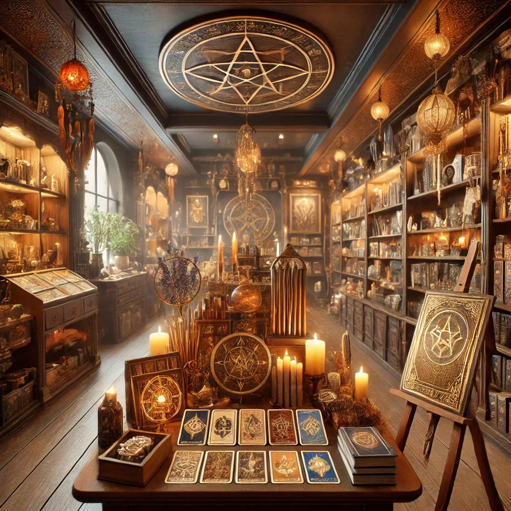 En Madrid, una tienda esotérica ofrece tarot, cristales y más, creando un espacio místico para quienes buscan conexión espiritual.